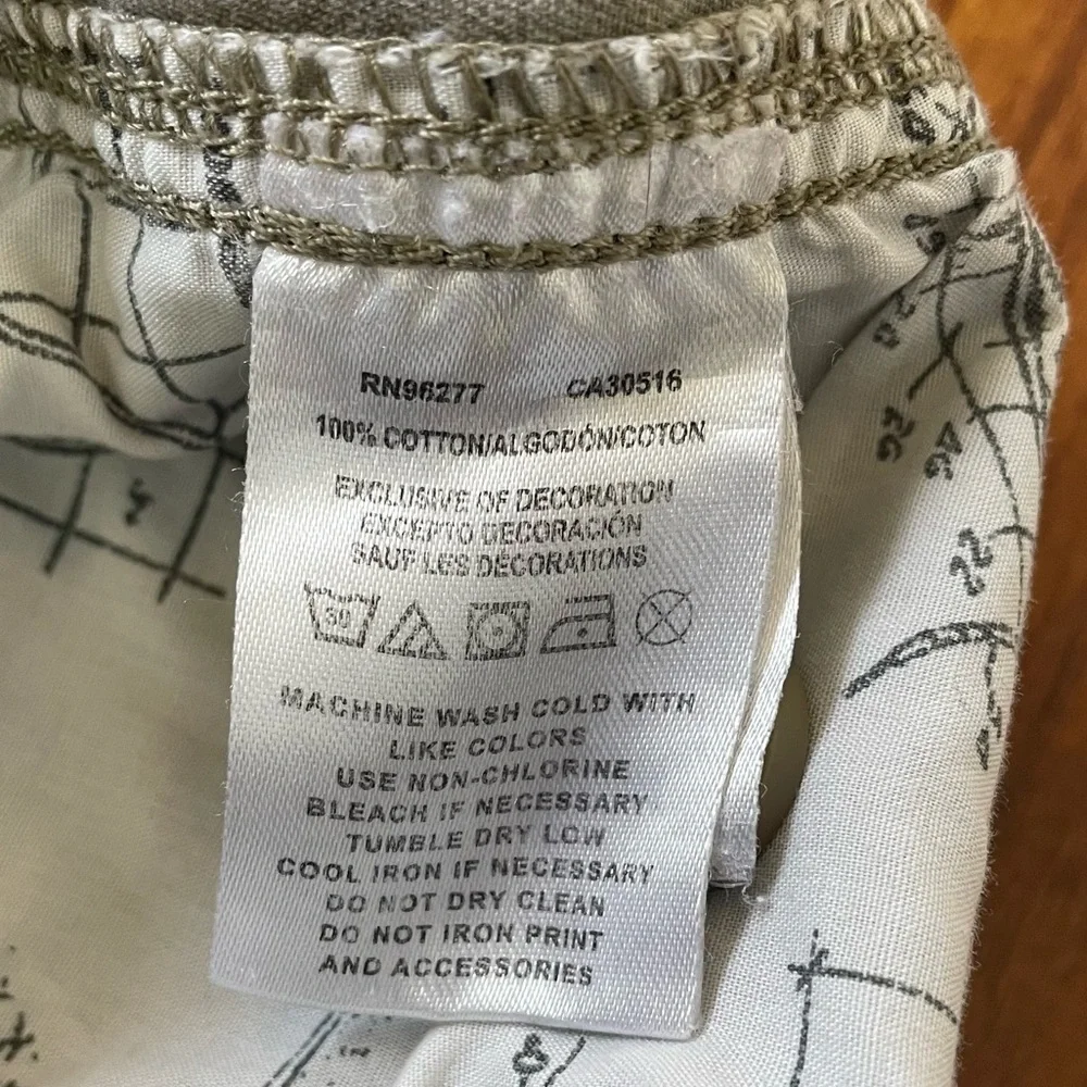 VANS ORIGINAL OFF THE WALL CHINO KHAKIS CARGO SHORTS 36 - Picture 10 of 12